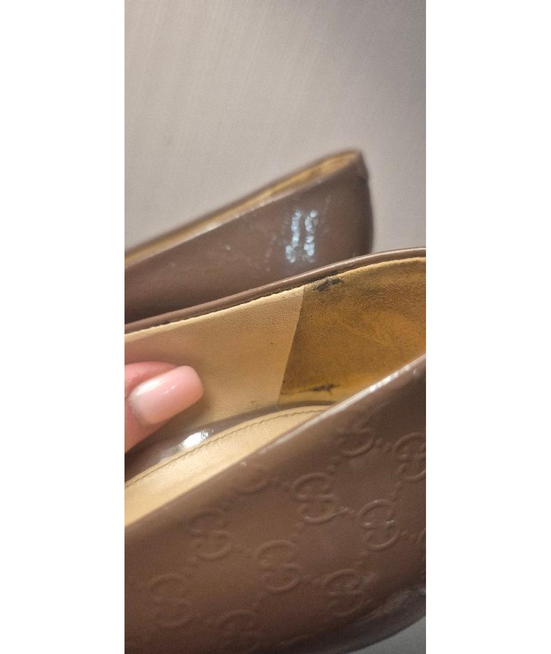 GUCCI Туфли из лакированной кожи, фото 9