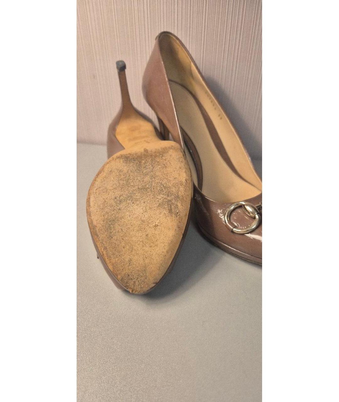 GUCCI Туфли из лакированной кожи, фото 4