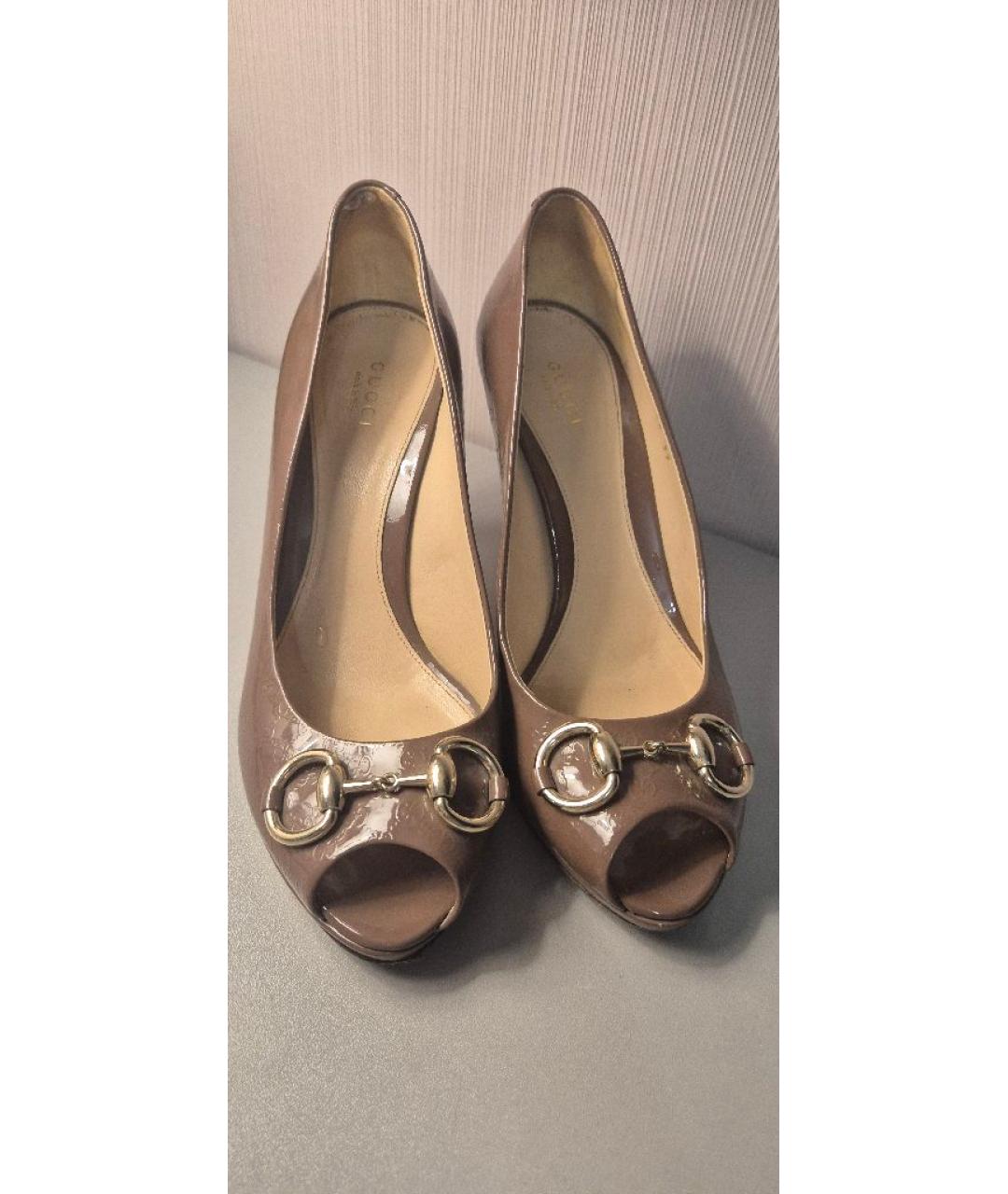 GUCCI Туфли из лакированной кожи, фото 2