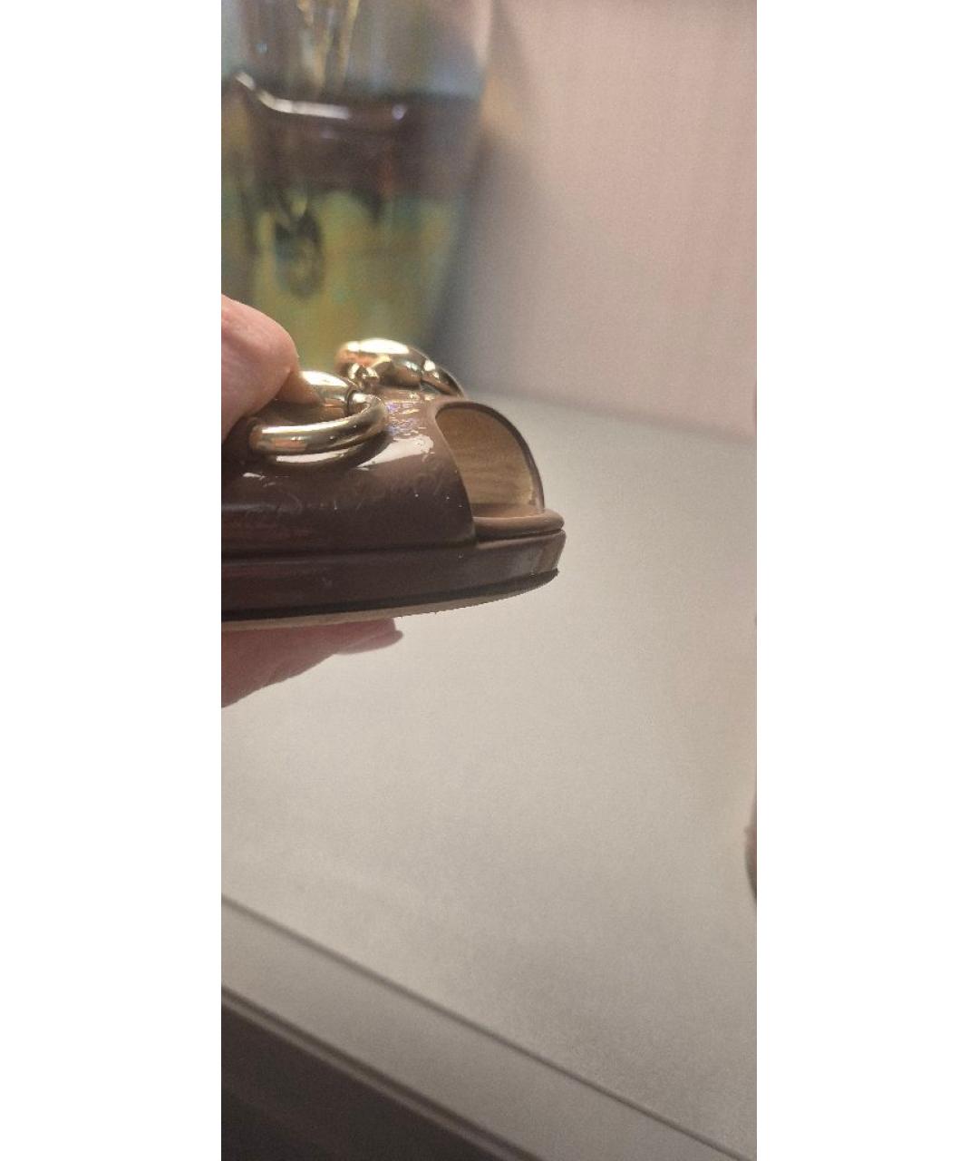 GUCCI Туфли из лакированной кожи, фото 7