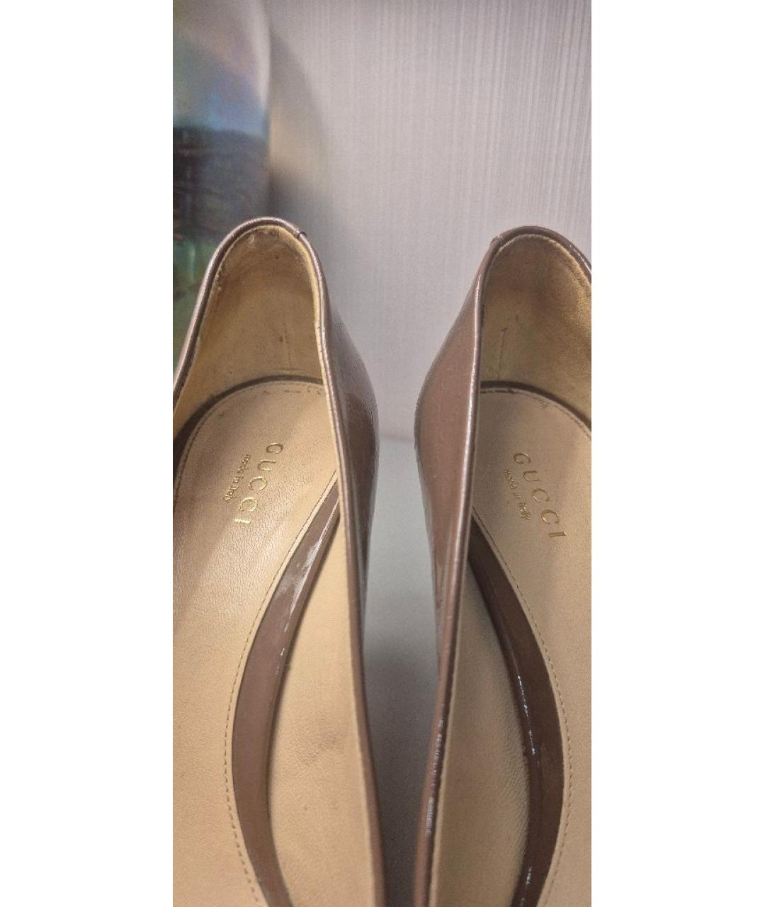 GUCCI Туфли из лакированной кожи, фото 8