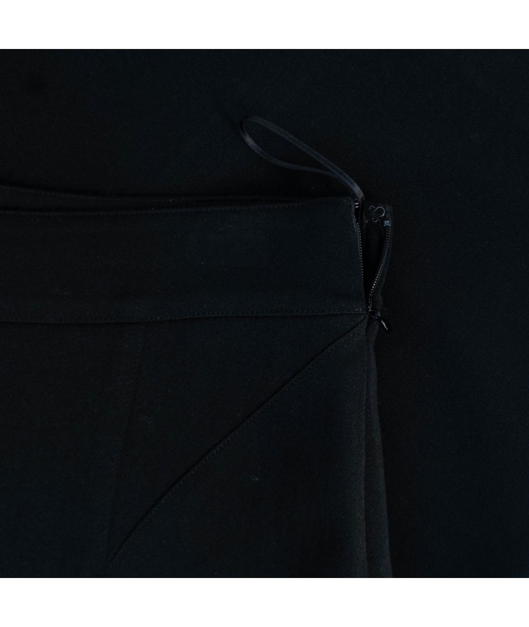 GIVENCHY Черная шерстяная юбка миди, фото 4