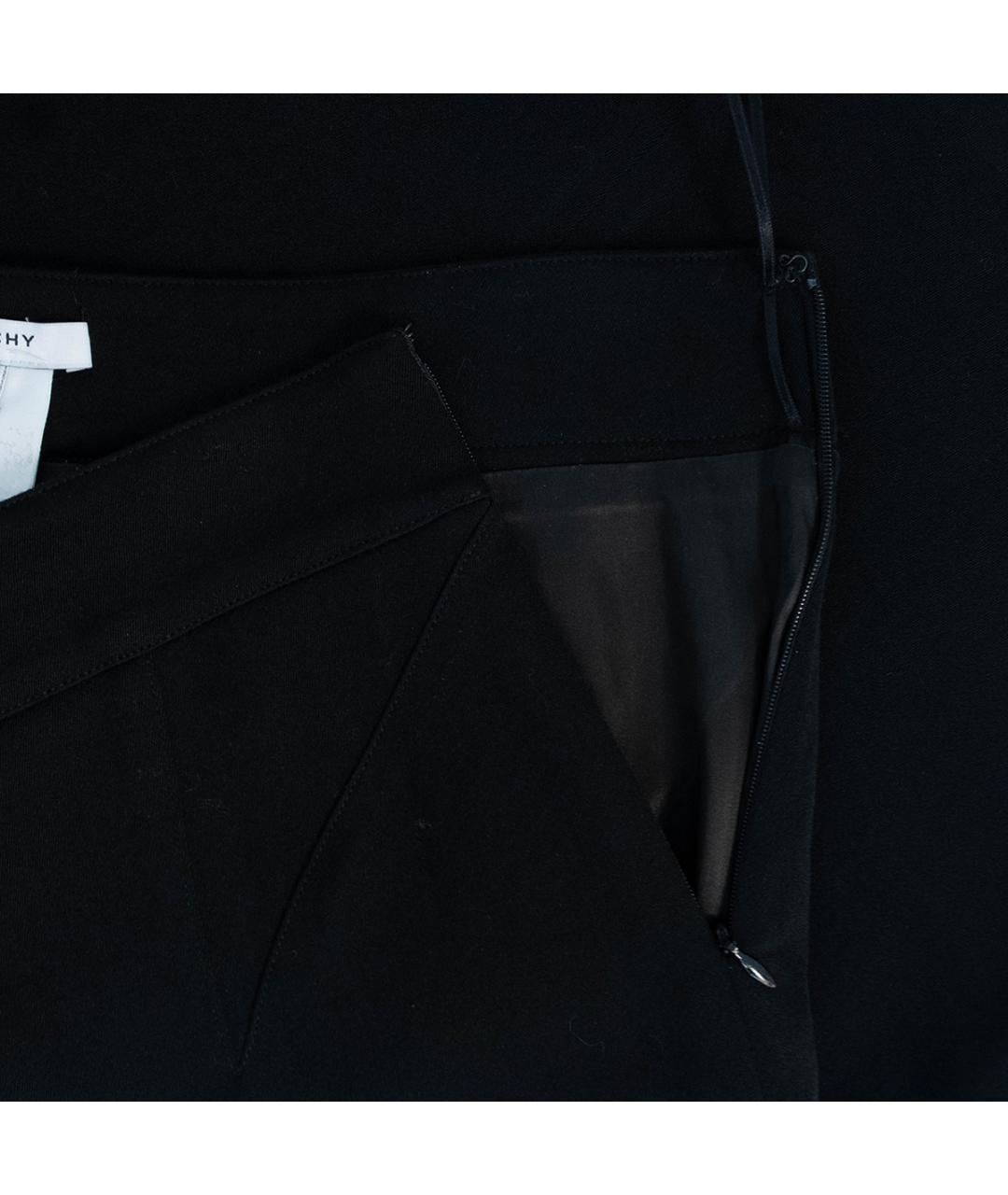 GIVENCHY Черная шерстяная юбка миди, фото 5