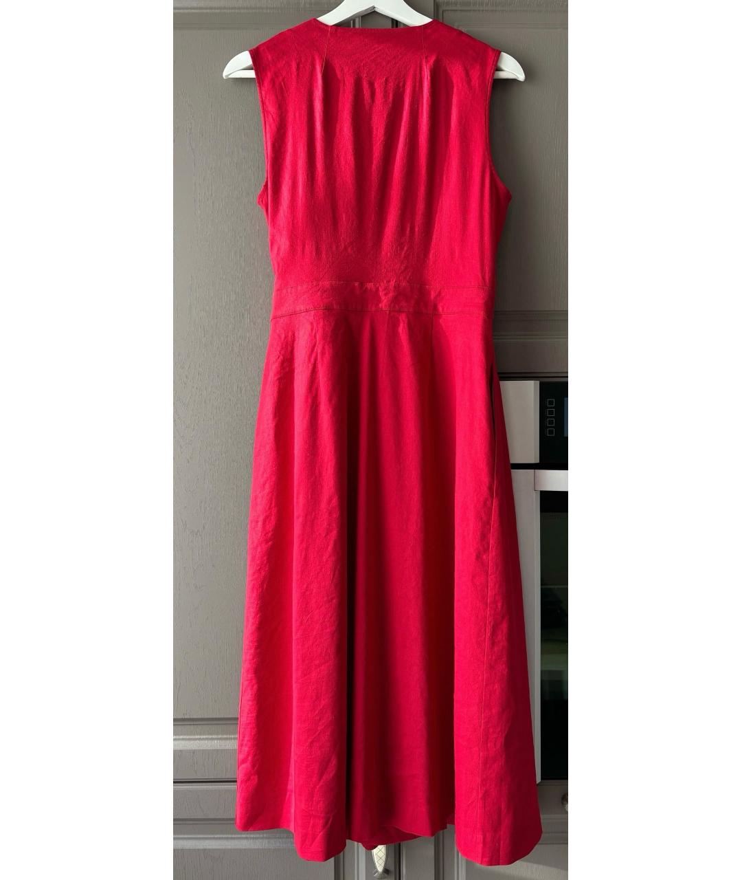 THEORY Красный льняной сарафан, фото 2