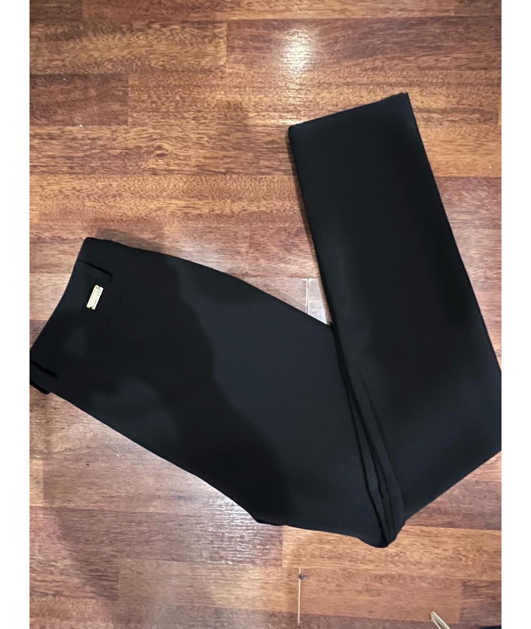 BLUGIRL Черные вискозные прямые брюки, фото 7