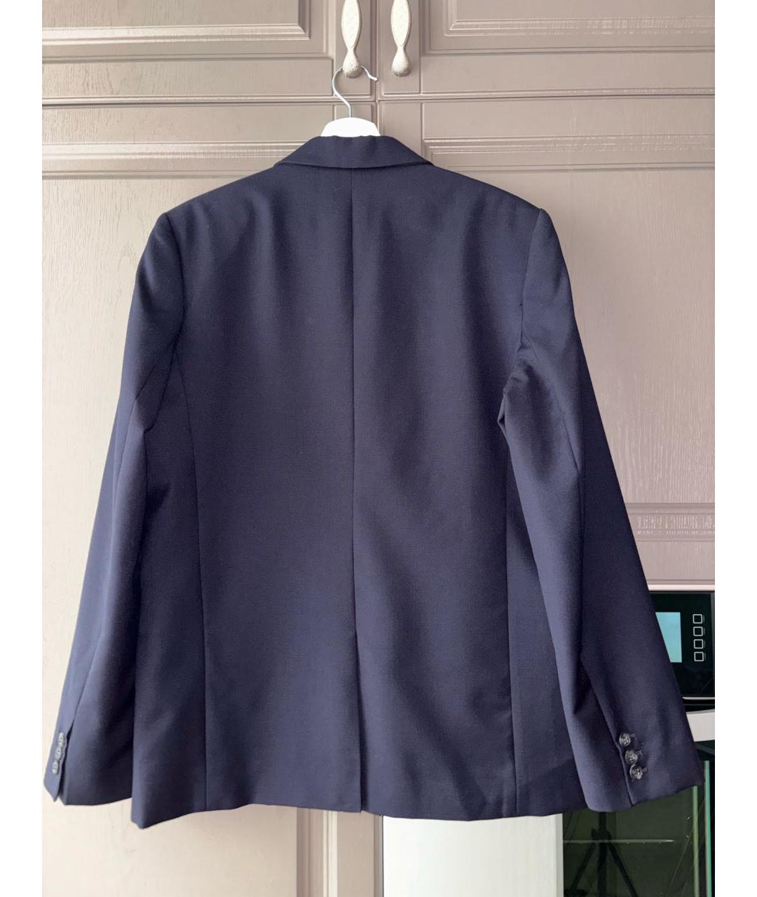 A.P.C. Темно-синий шерстяной пиджак, фото 2
