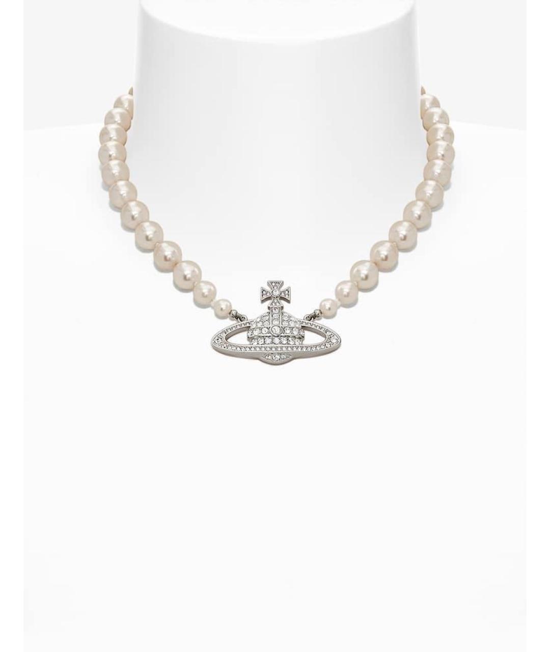 VIVIENNE WESTWOOD Серебрянный латунный чокер, фото 4