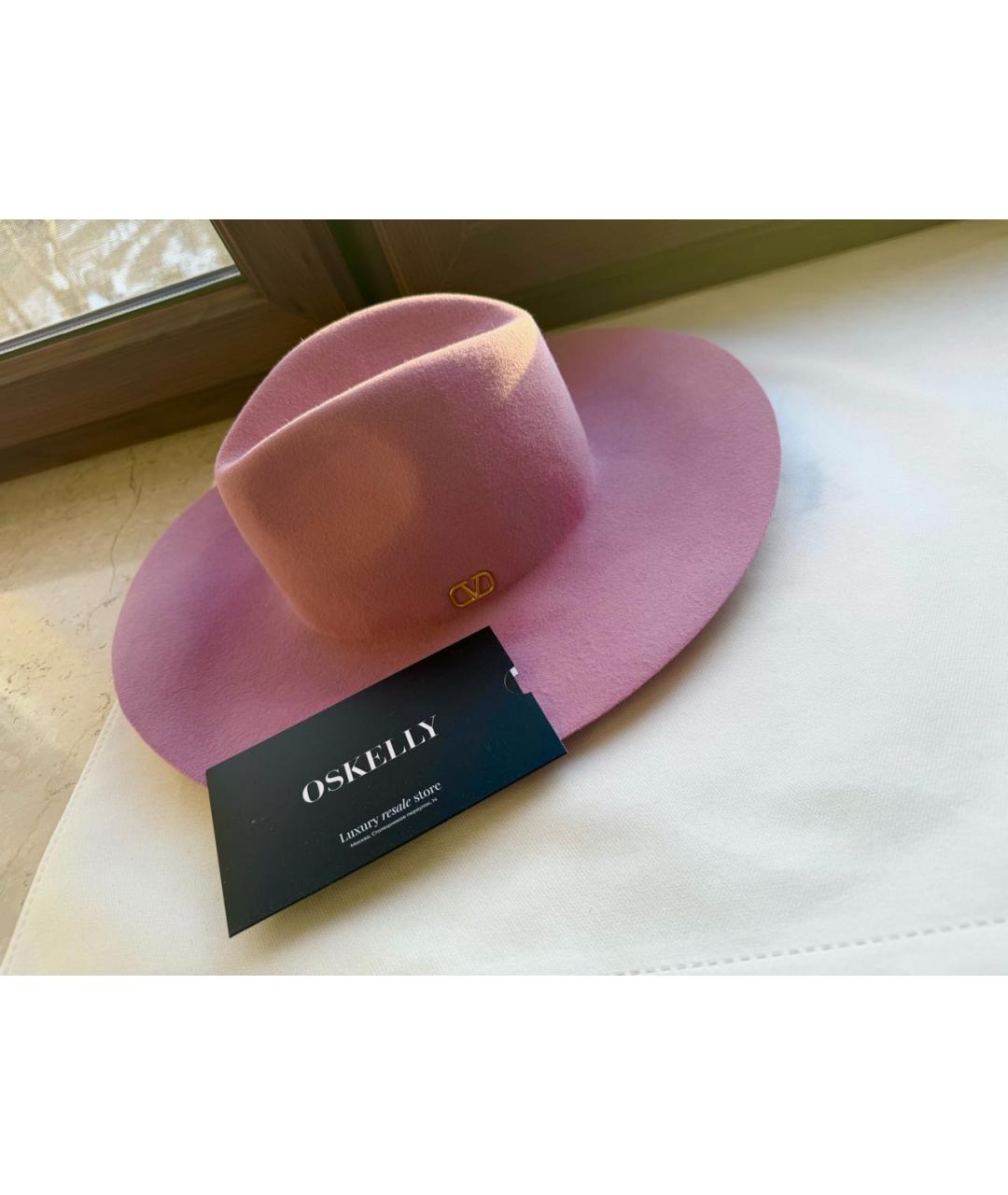 VALENTINO Розовая шляпа, фото 4