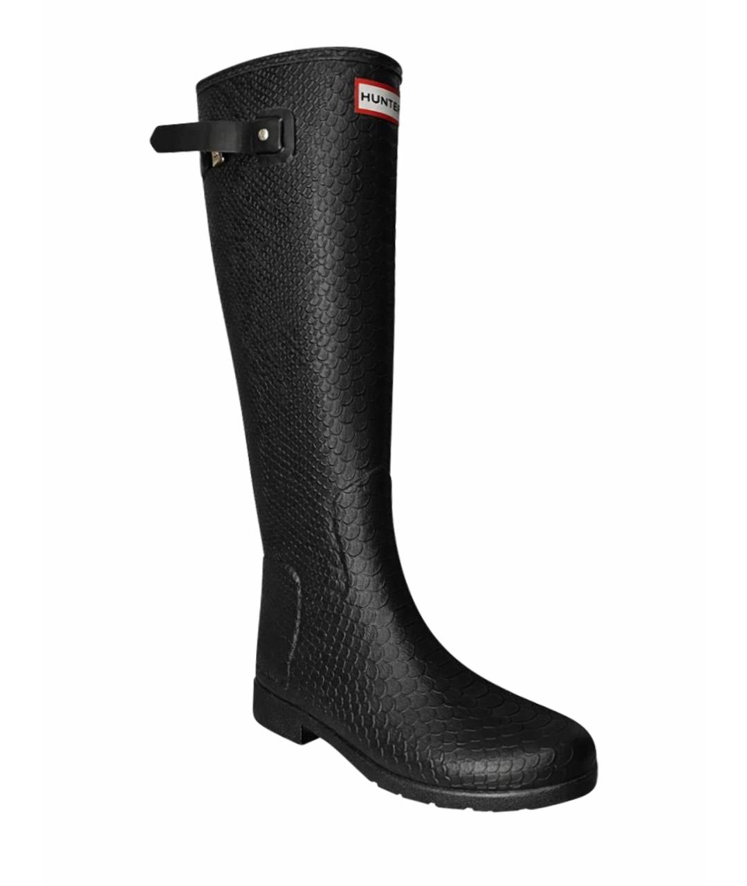 HUNTER Черные резиновые сапоги, фото 1