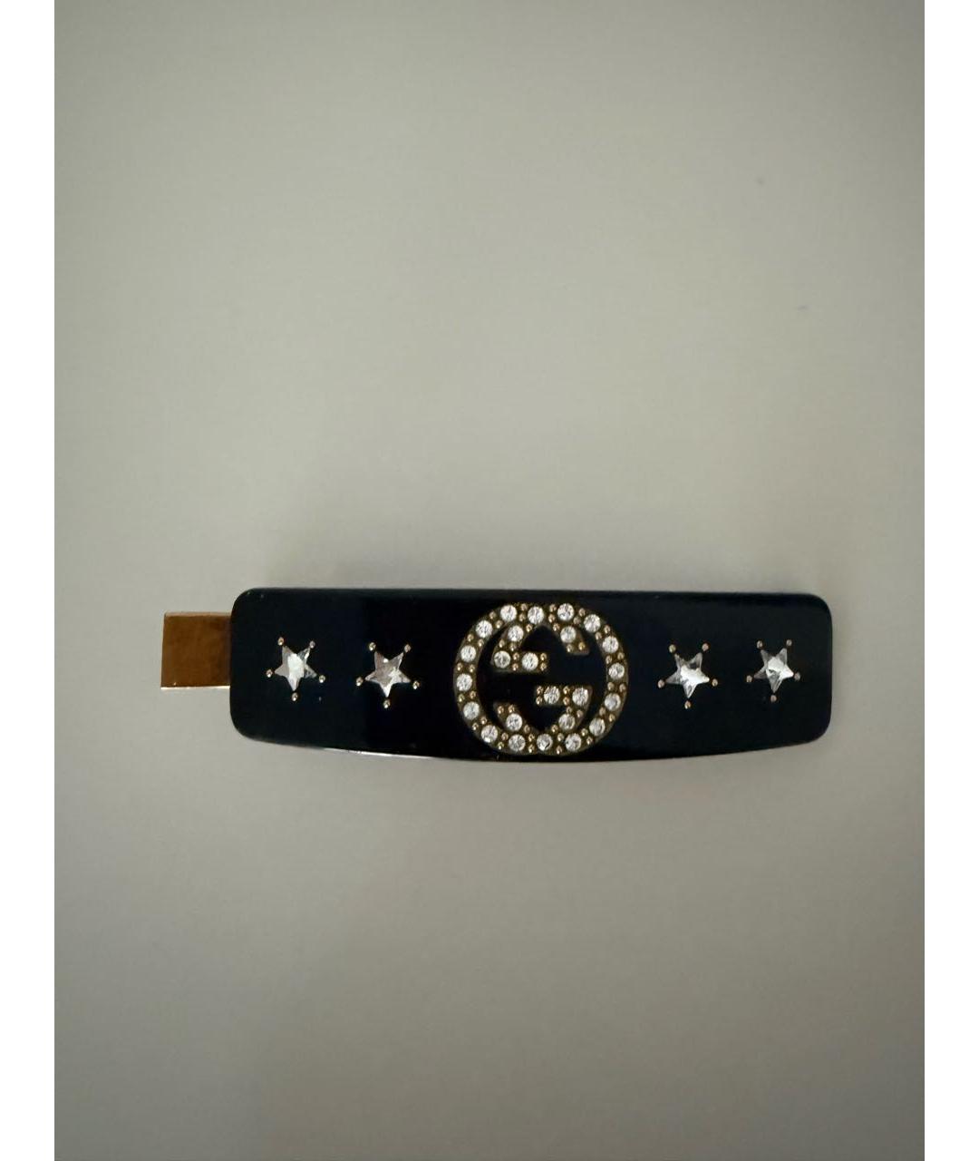 GUCCI Черная заколка, фото 3