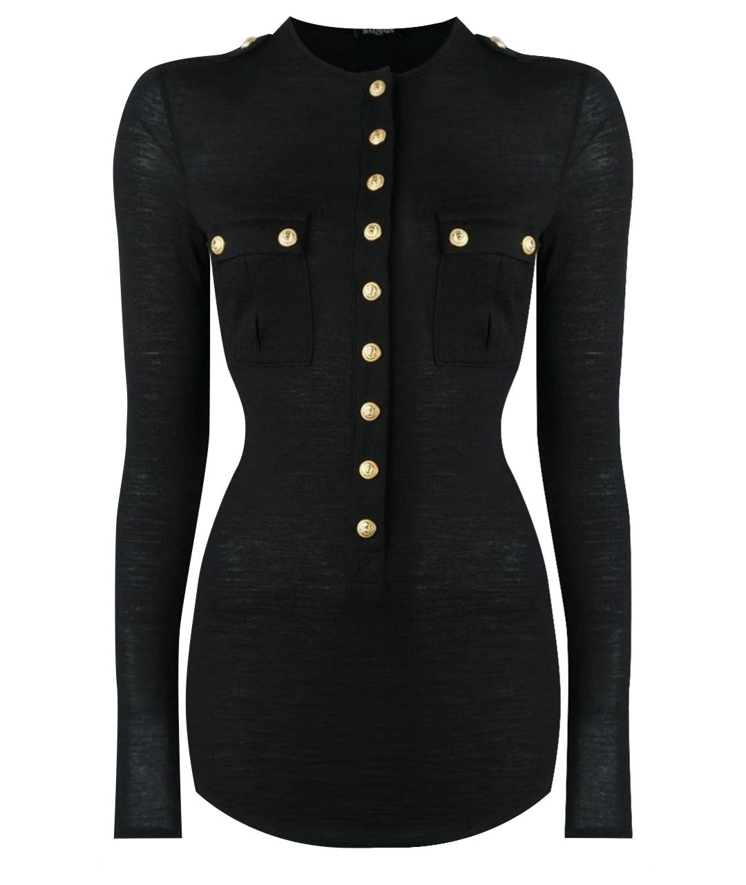 BALMAIN Черный джемпер / свитер, фото 1