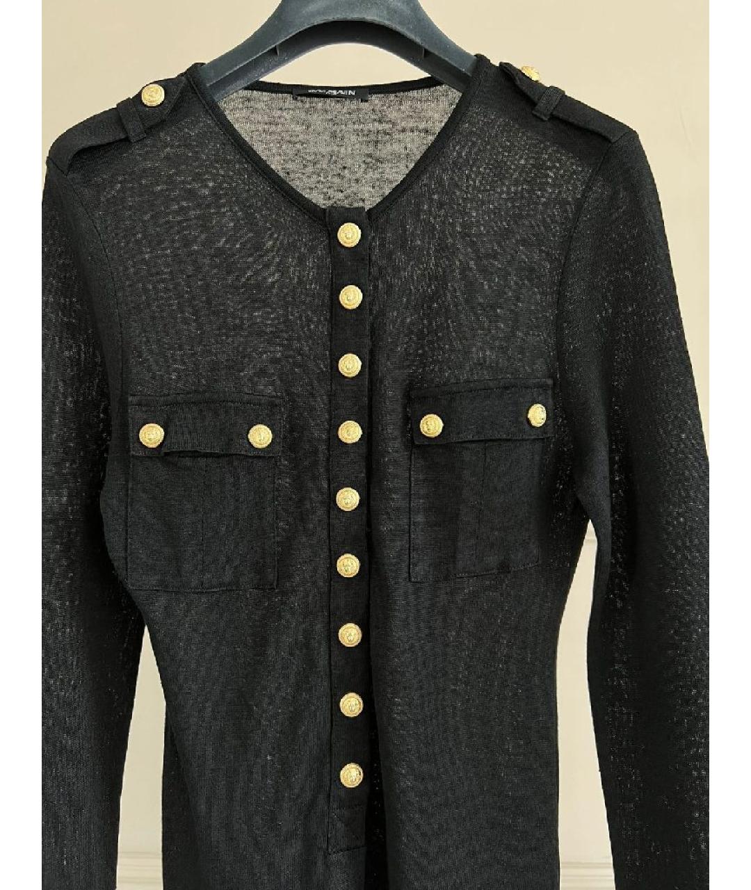 BALMAIN Черный джемпер / свитер, фото 2