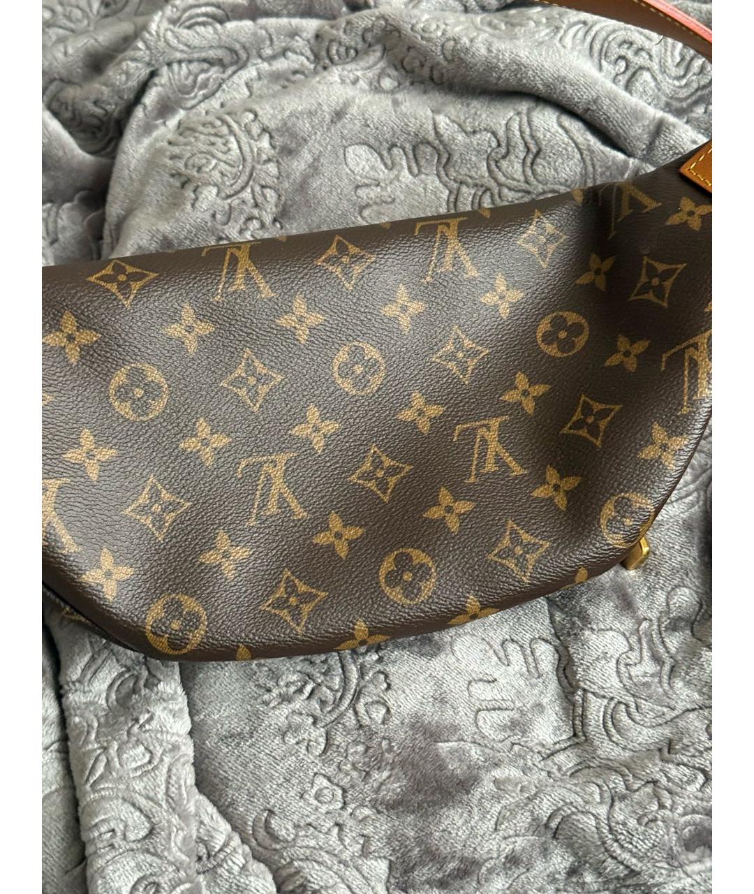 LOUIS VUITTON Коричневая поясная сумка, фото 4