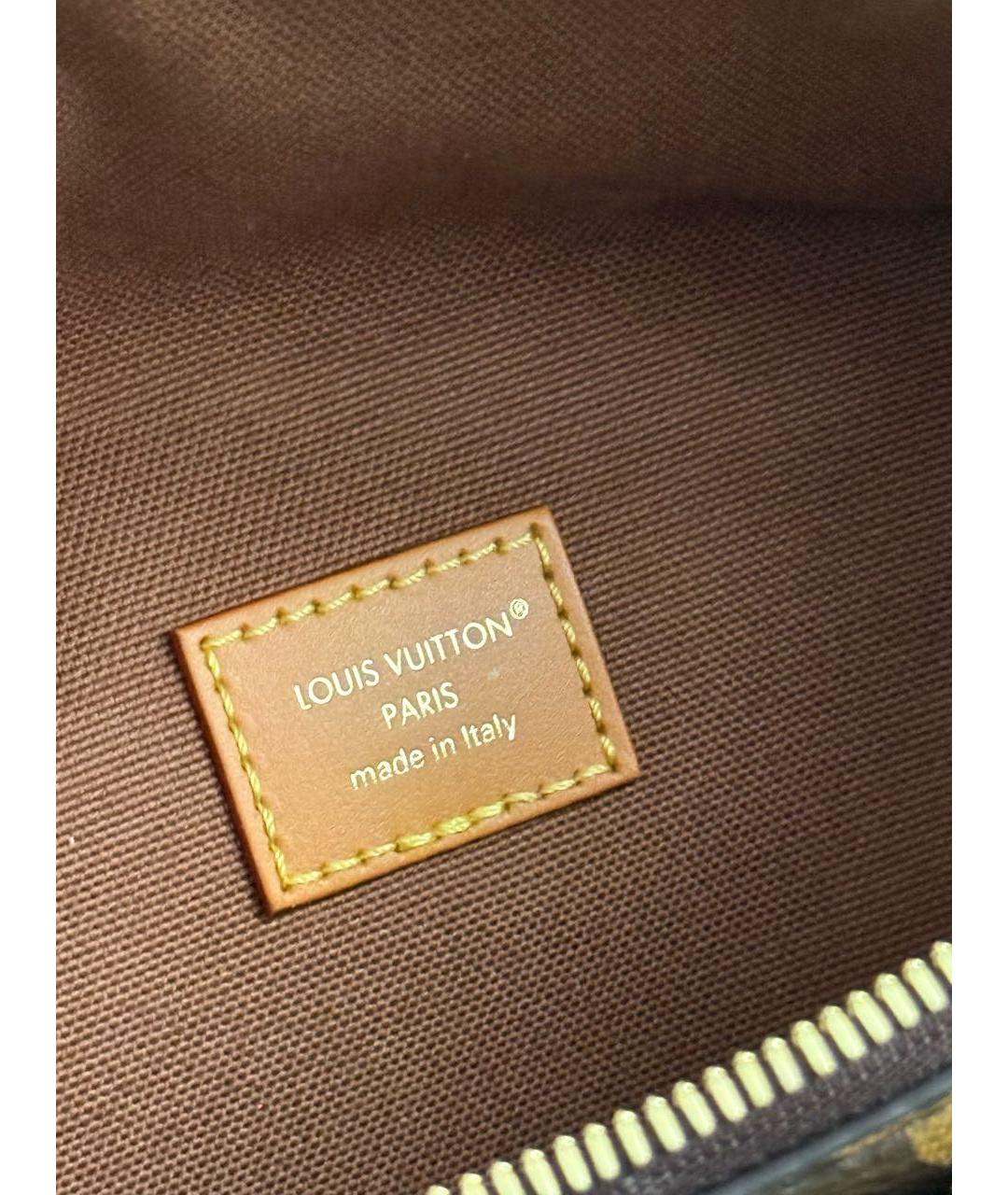 LOUIS VUITTON Коричневая поясная сумка, фото 5