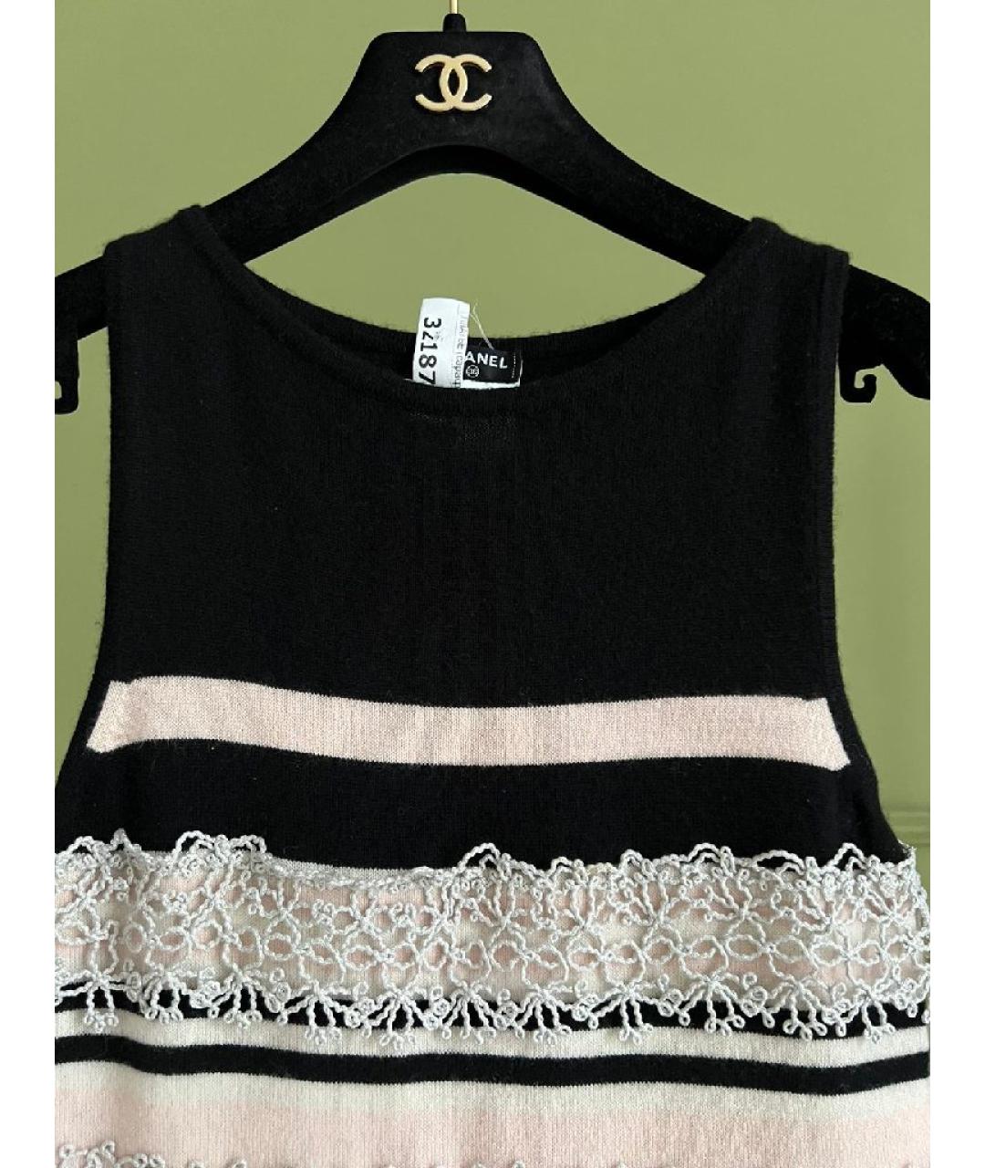 CHANEL Черное повседневное платье, фото 2