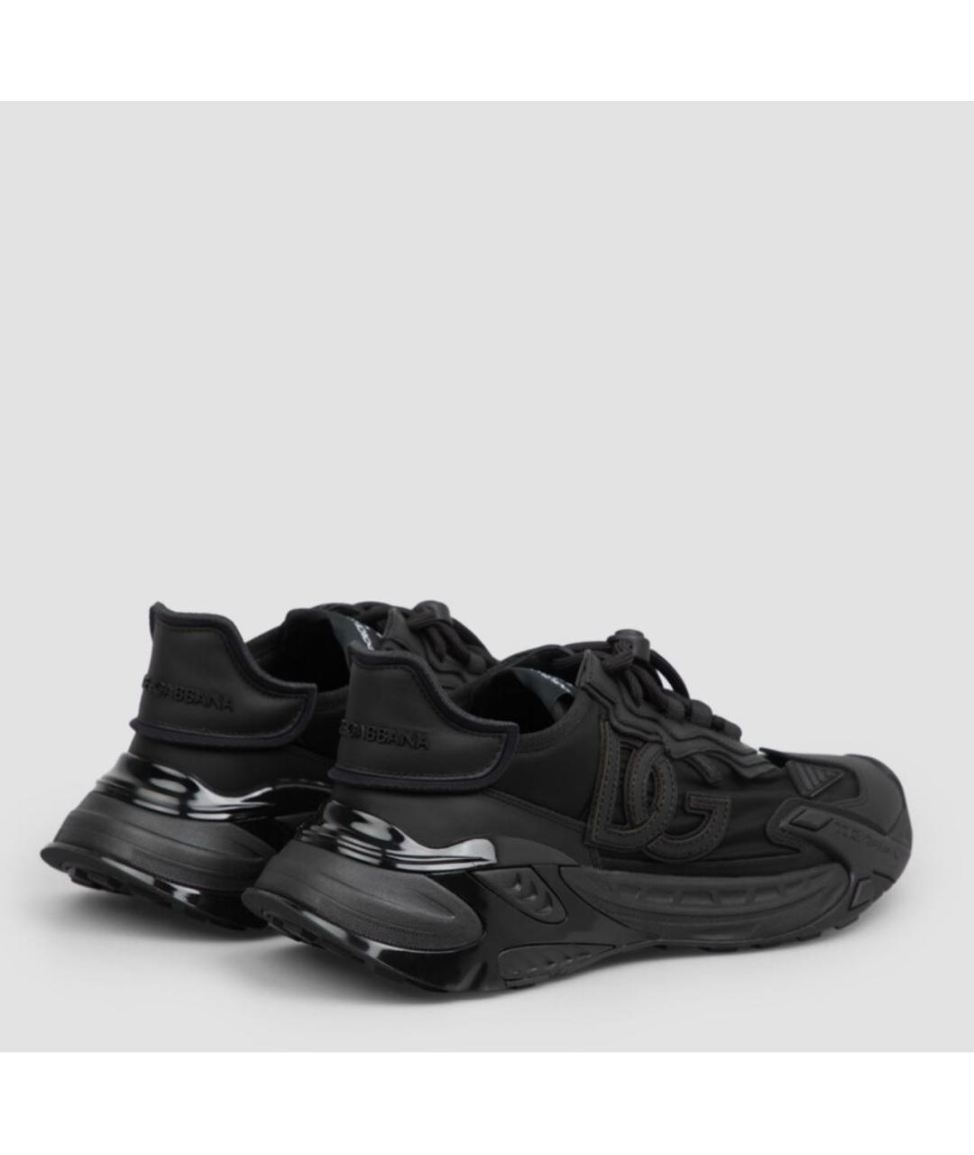 DOLCE&GABBANA Черные низкие кроссовки / кеды, фото 3
