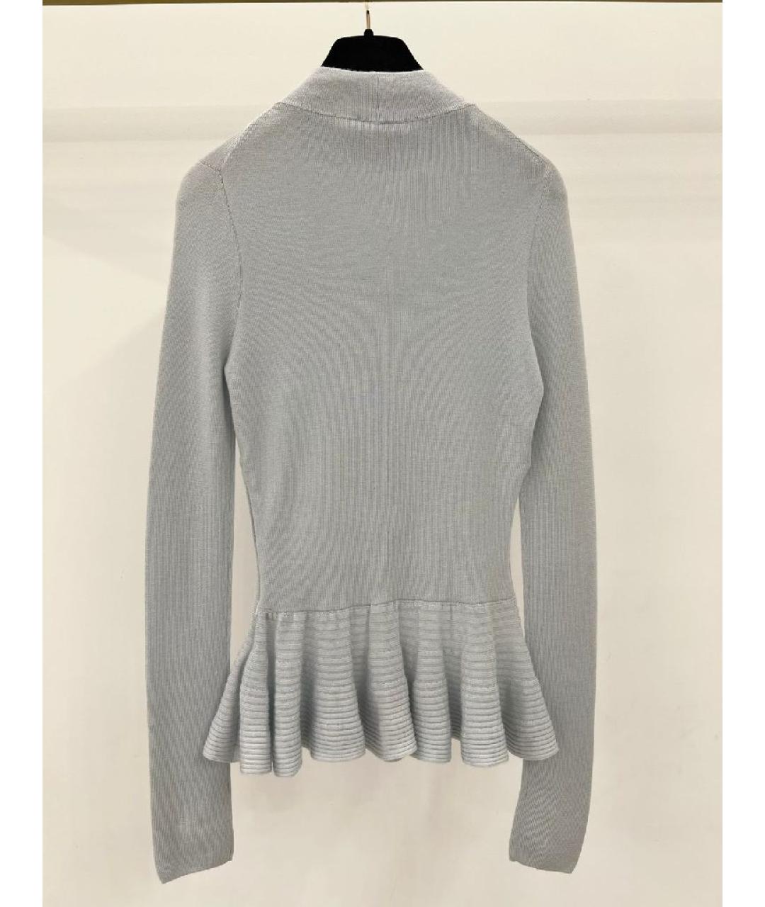 CHRISTIAN DIOR Голубая кашемировая водолазка, фото 4