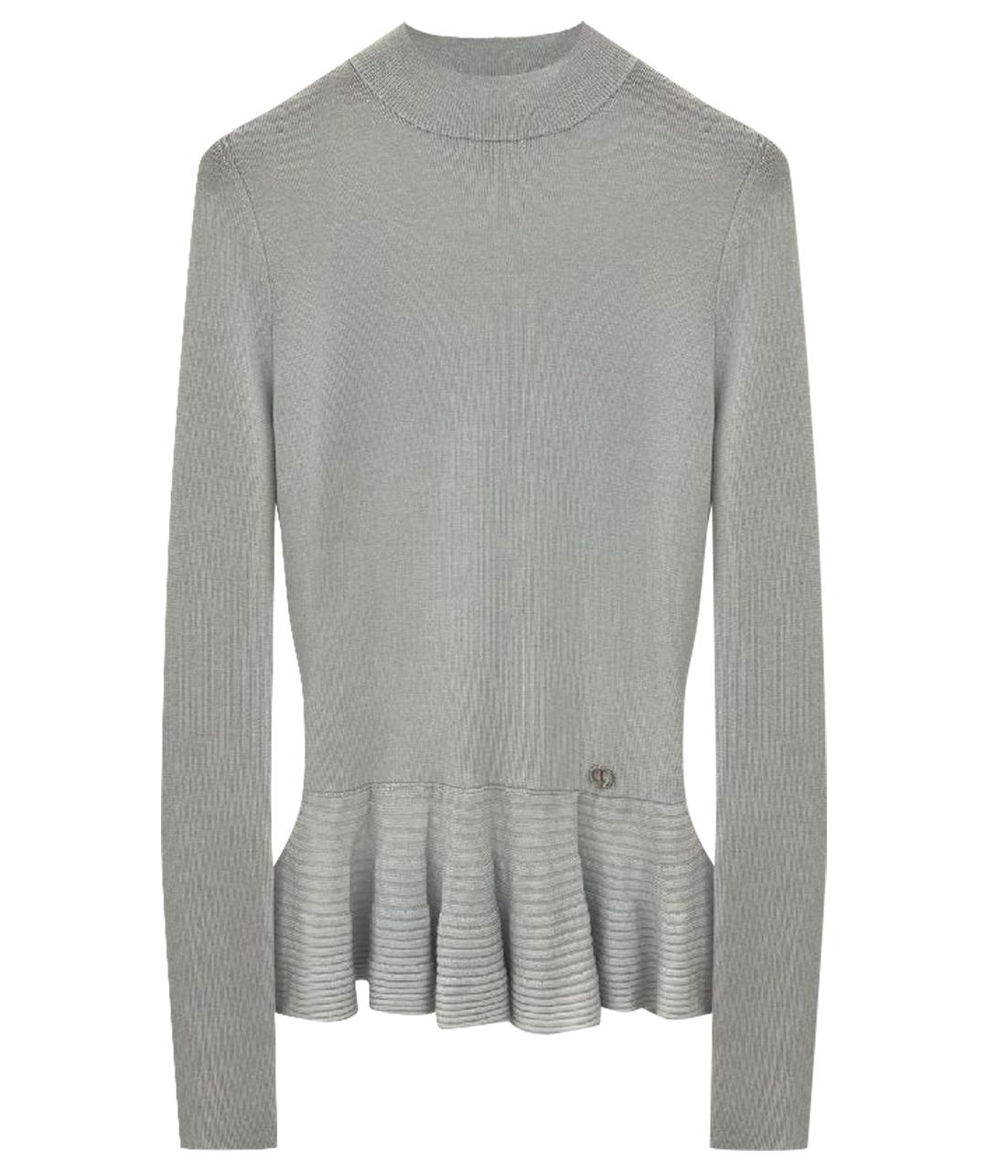 CHRISTIAN DIOR Голубая кашемировая водолазка, фото 1