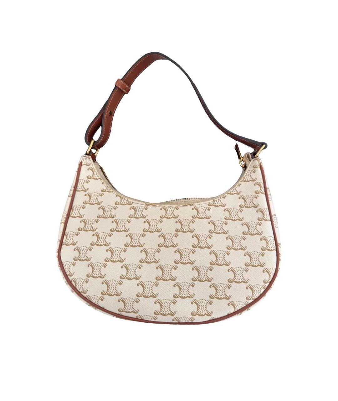 CELINE Бежевая сумка с короткими ручками, фото 9