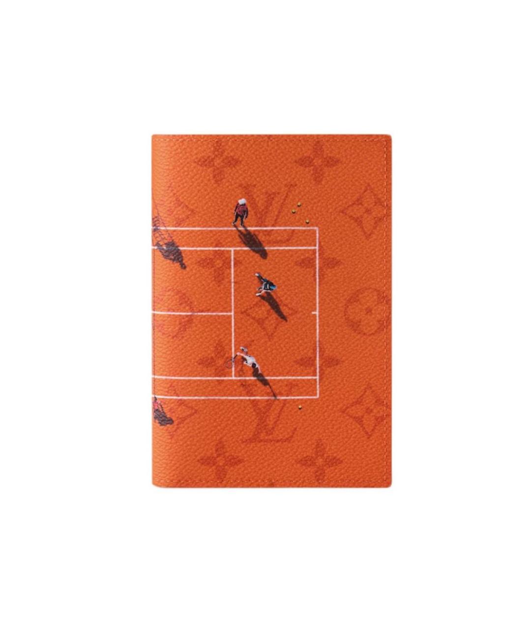 LOUIS VUITTON Оранжевая визитница, фото 3