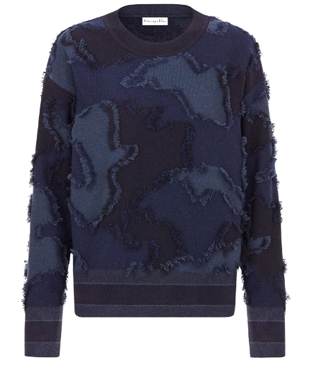 CHRISTIAN DIOR Темно-синий джемпер / свитер, фото 1