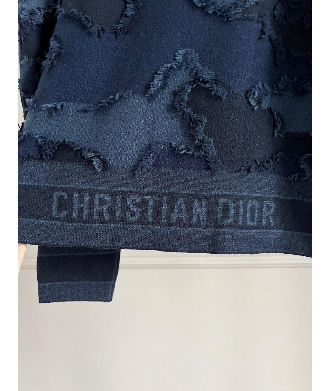 CHRISTIAN DIOR Темно-синий джемпер / свитер, фото 4