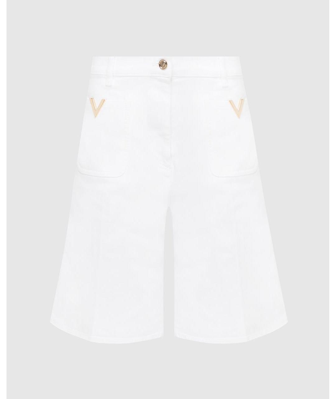 VALENTINO Белые деним шорты, фото 8