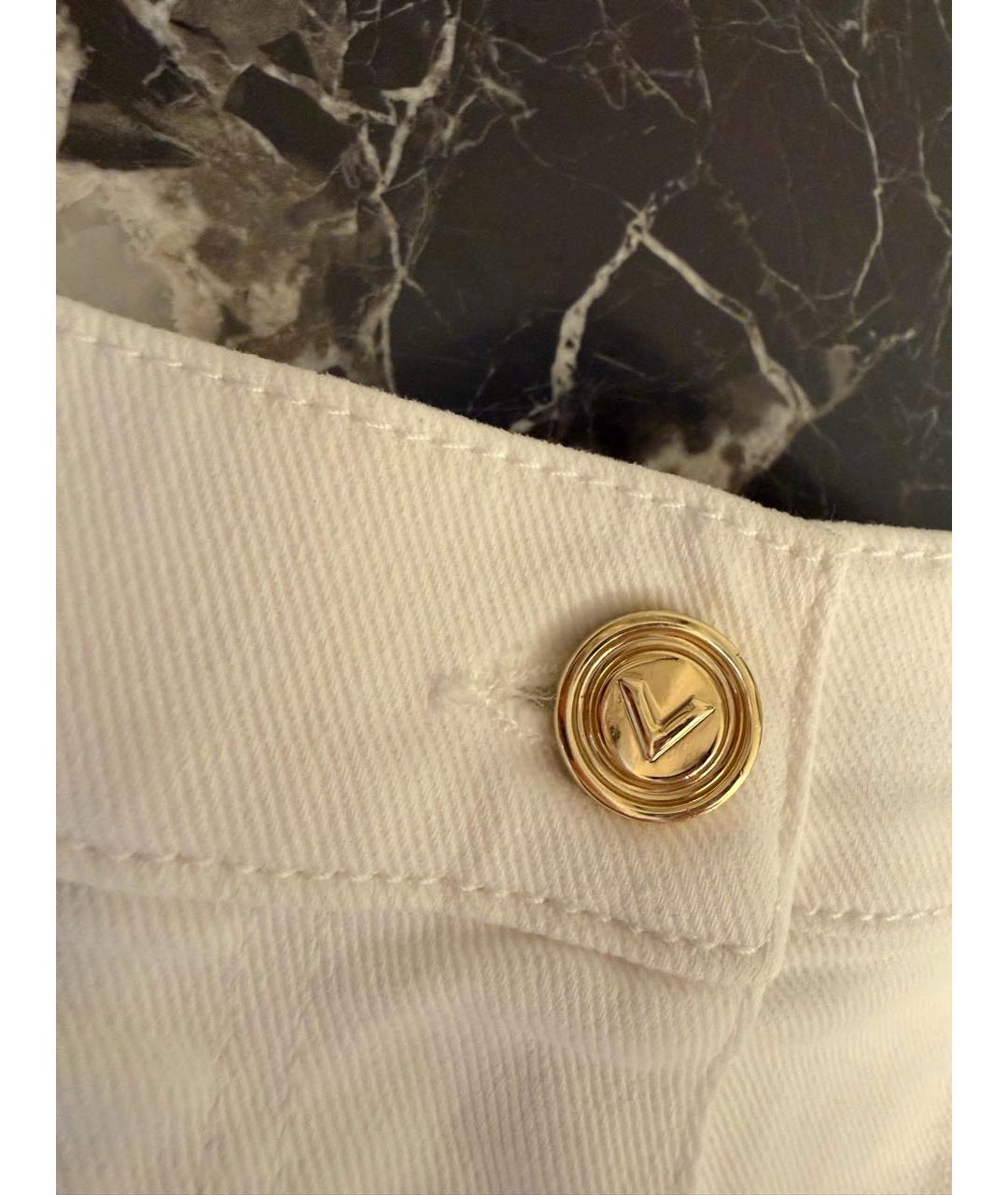 VALENTINO Белые деним шорты, фото 5