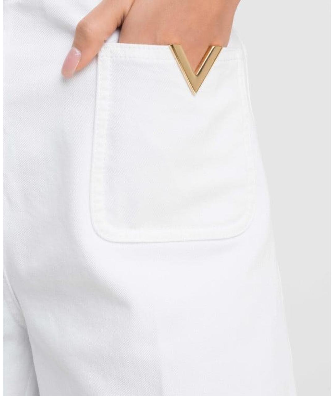 VALENTINO Белые деним шорты, фото 3