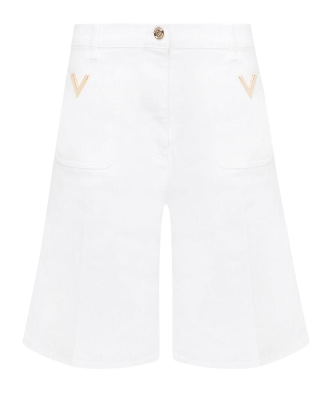 VALENTINO Белые деним шорты, фото 1