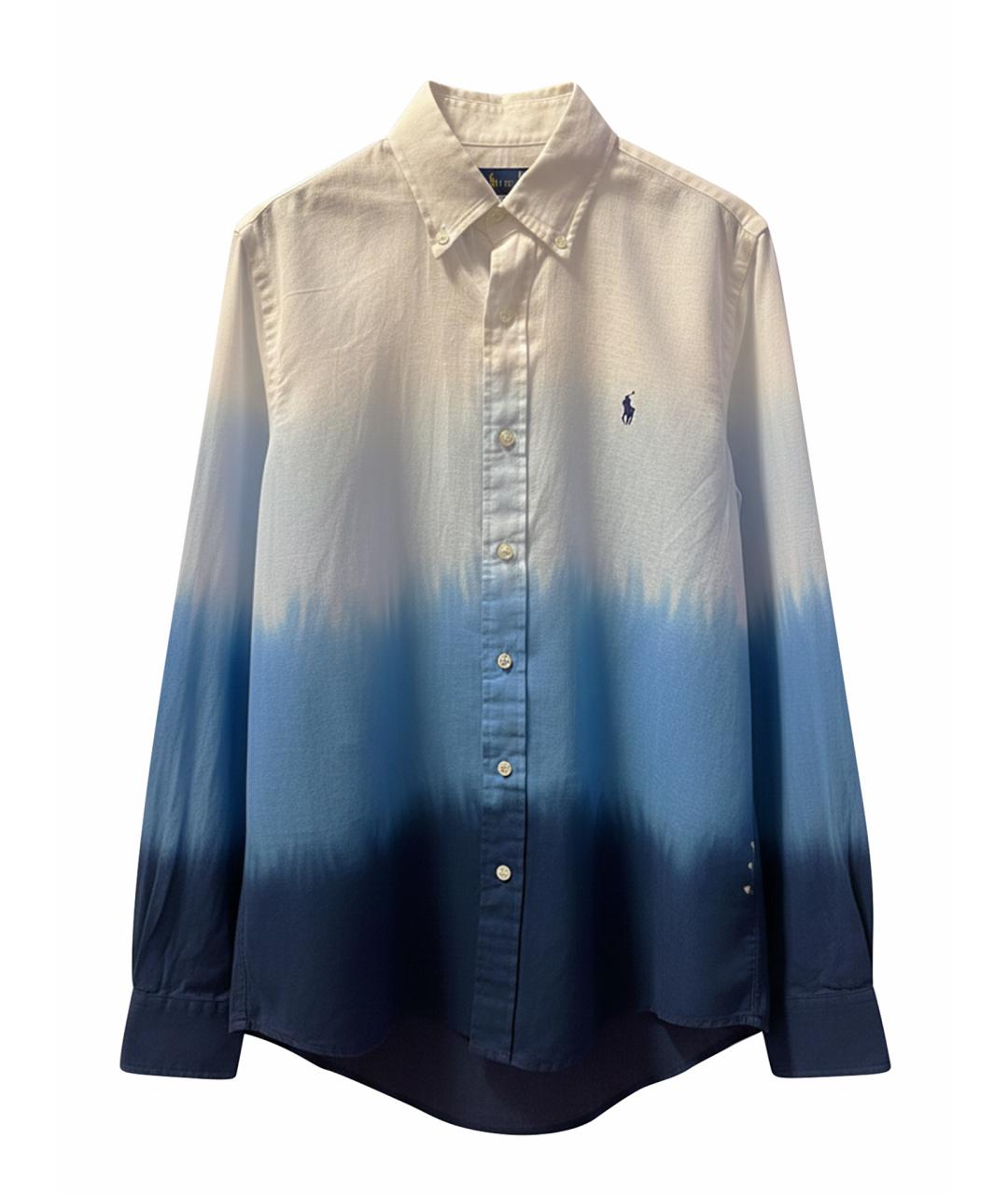 RALPH LAUREN Белая льняная кэжуал рубашка, фото 1