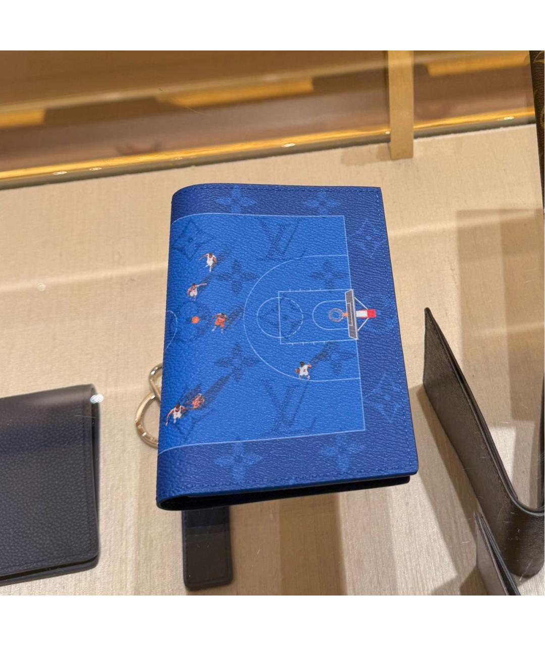 LOUIS VUITTON Синяя визитница, фото 2