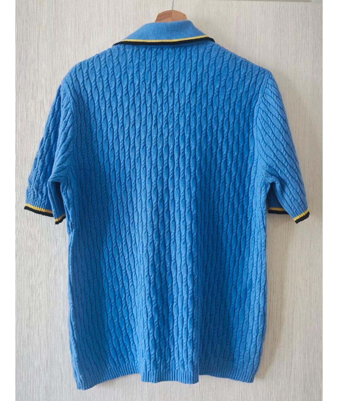 ESCADA Синий шерстяной джемпер / свитер, фото 2