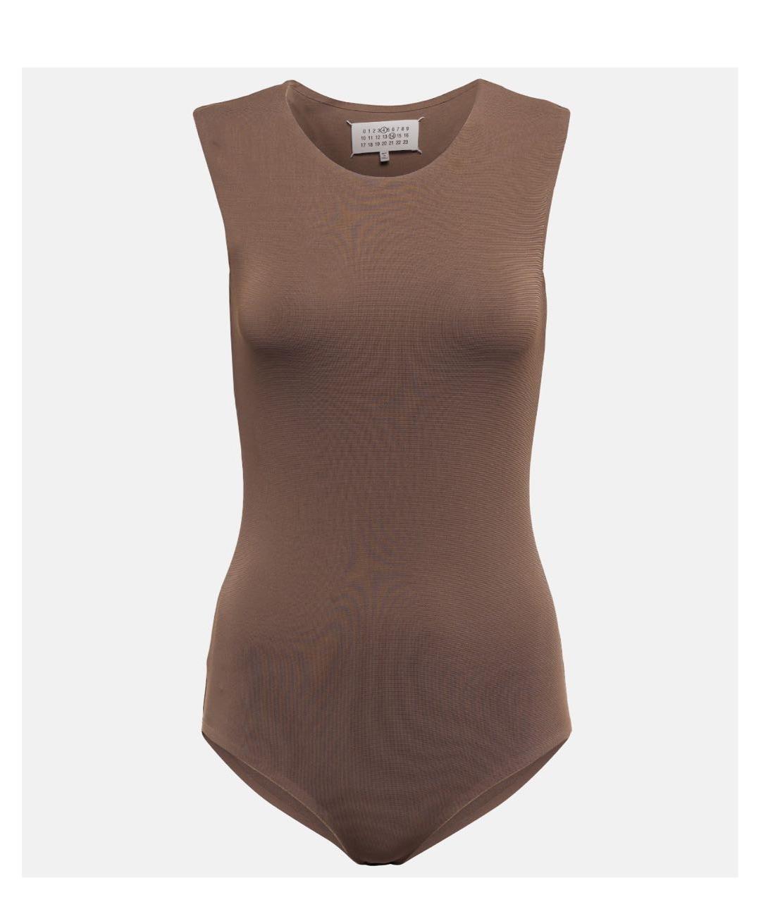 MAISON MARGIELA Коричневый корсет, фото 7