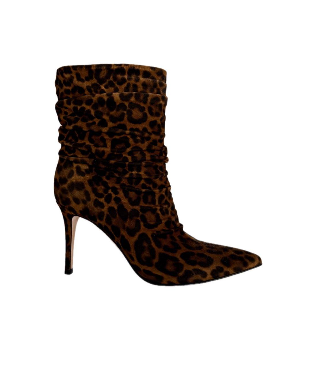 GIANVITO ROSSI Мульти замшевые ботильоны, фото 1