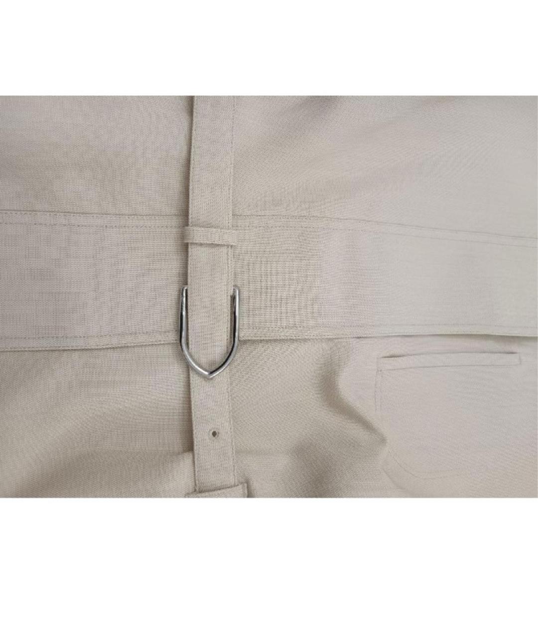 JACQUEMUS Бежевая полиэстеровая куртка, фото 3