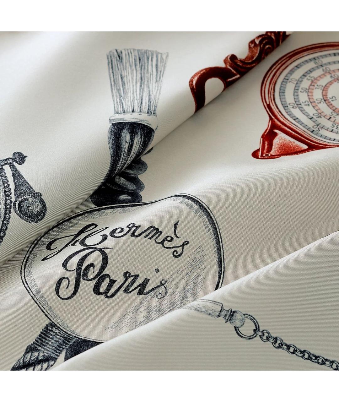 HERMES Мульти шелковый платок, фото 2