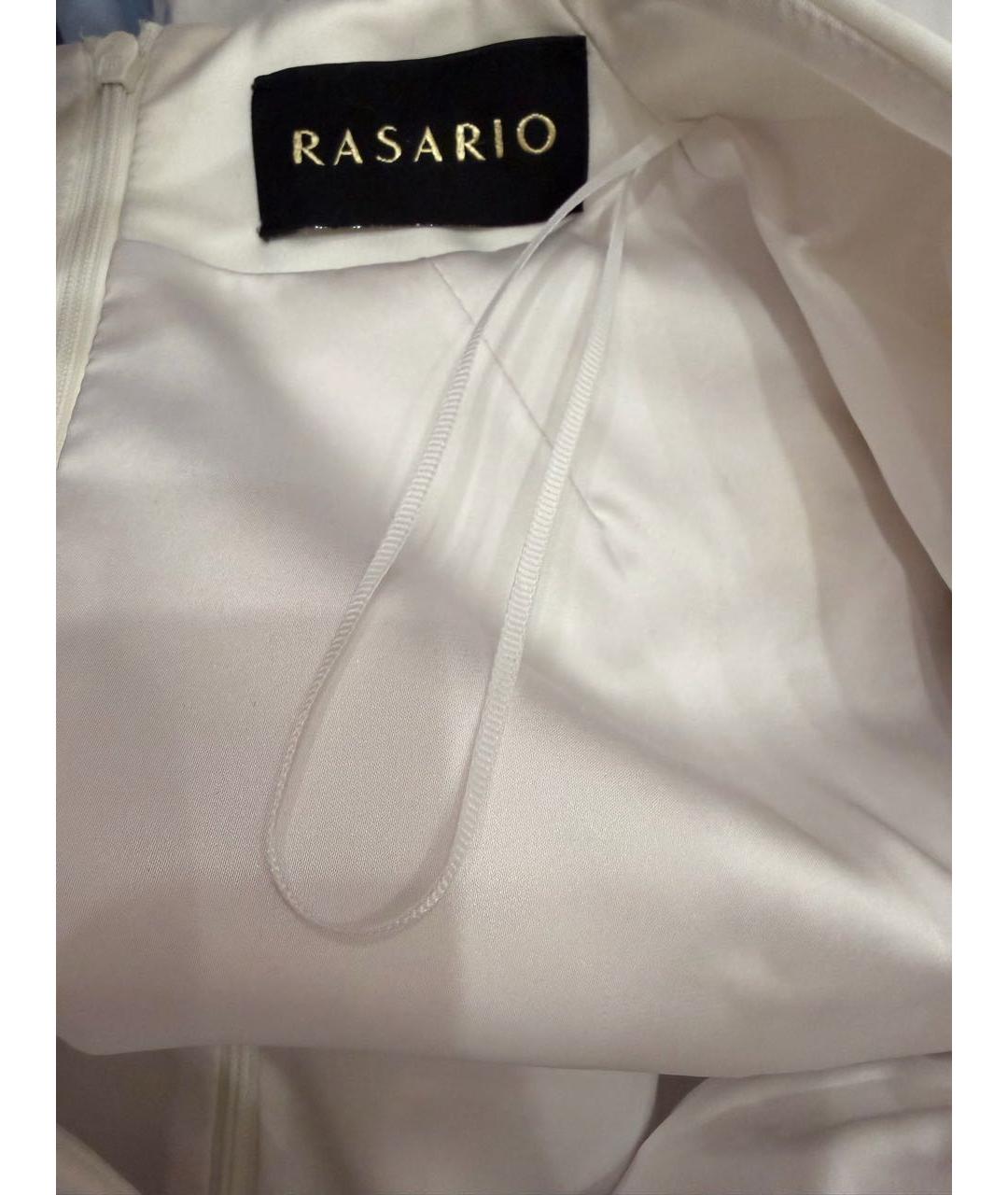 RASARIO Белое полиэстеровое вечернее платье, фото 3