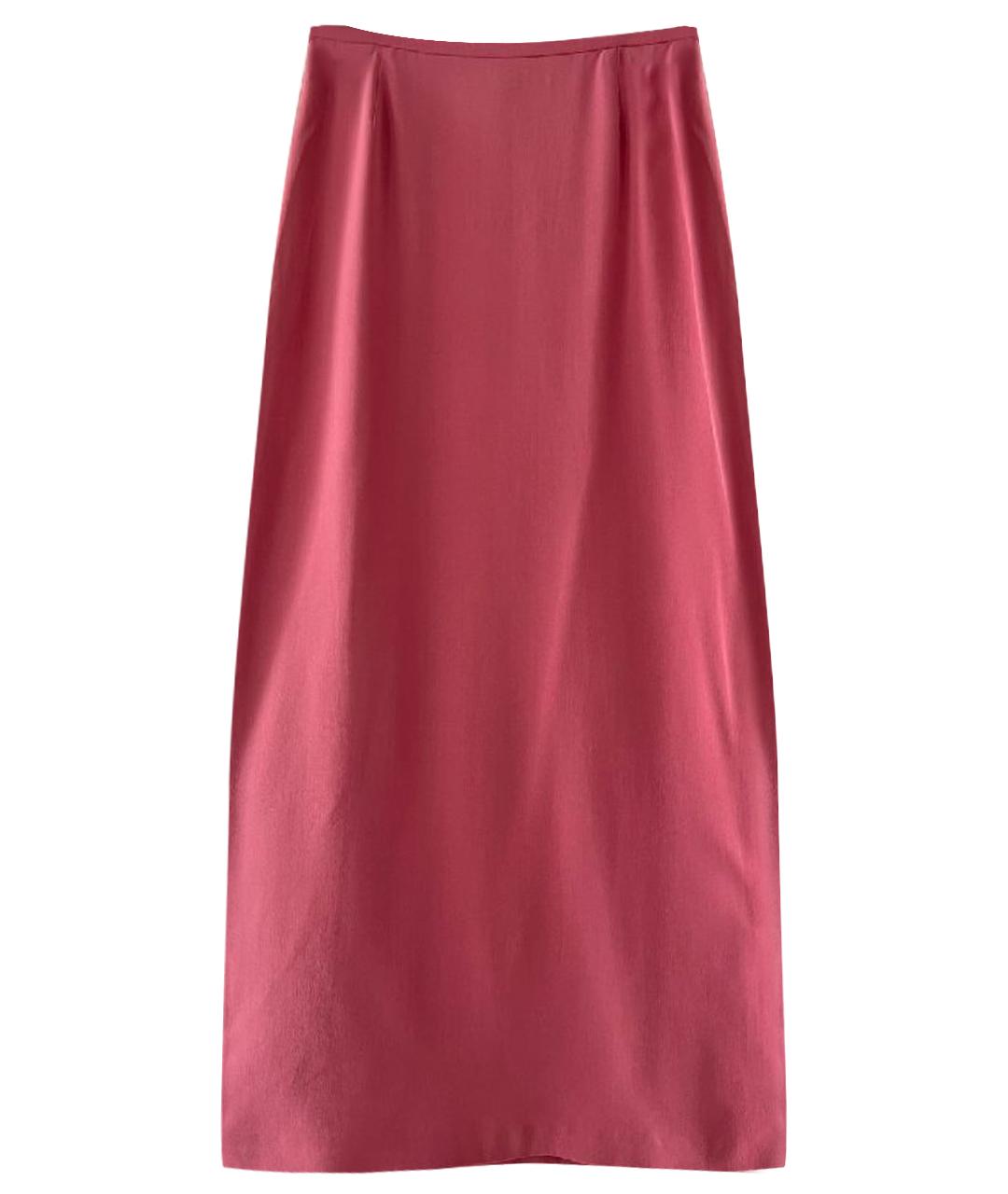 LORO PIANA Коралловая юбка макси, фото 1