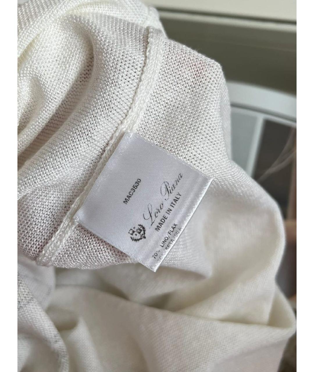 LORO PIANA Белый джемпер / свитер, фото 4