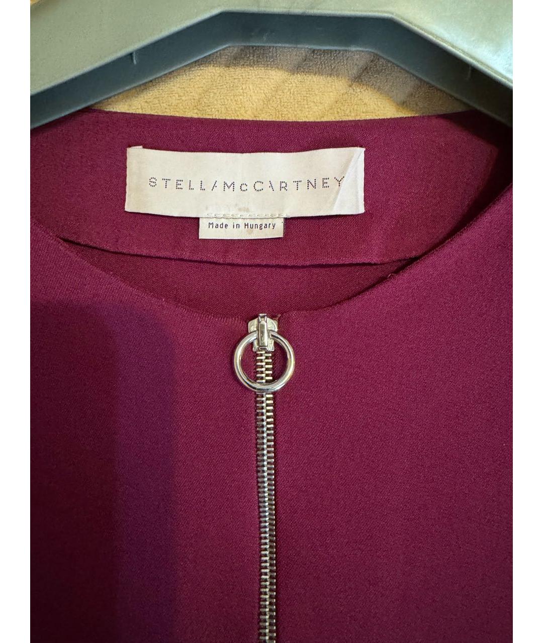 STELLA MCCARTNEY Бордовая вискозная блузы, фото 3