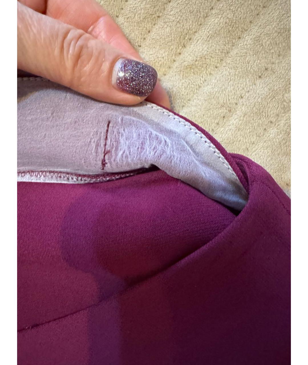 STELLA MCCARTNEY Бордовая вискозная блузы, фото 7