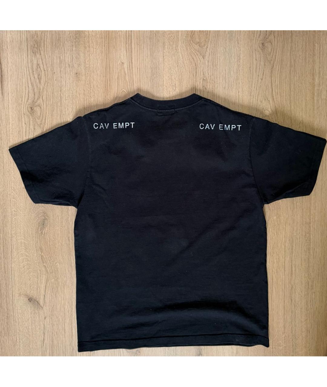 CAV EMPT Черная хлопковая футболка, фото 2