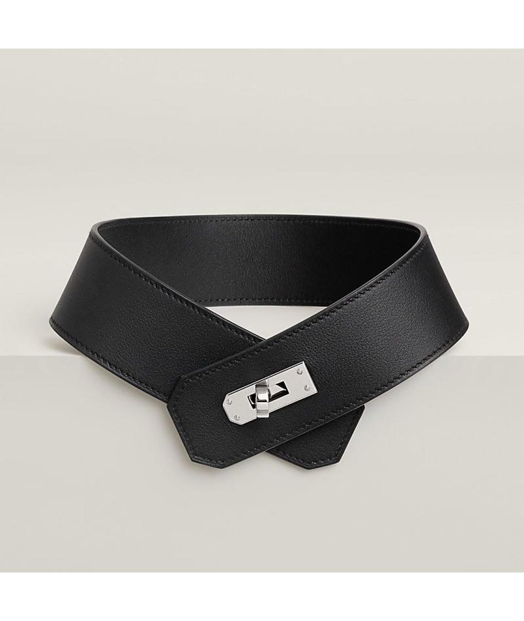 HERMES Черный чокер, фото 4