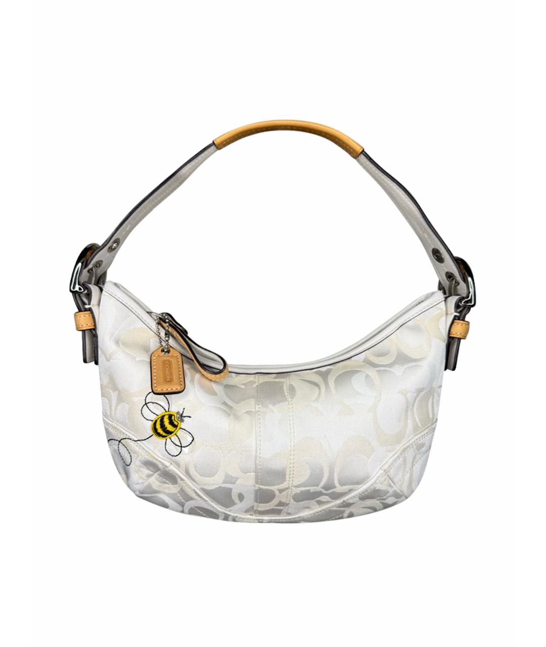 COACH Белая сумка с короткими ручками, фото 1