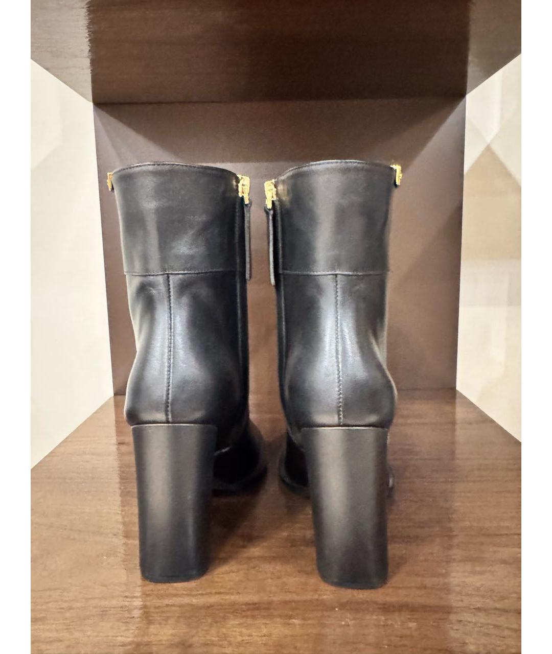 NO. 21 Черные кожаные полусапоги, фото 3