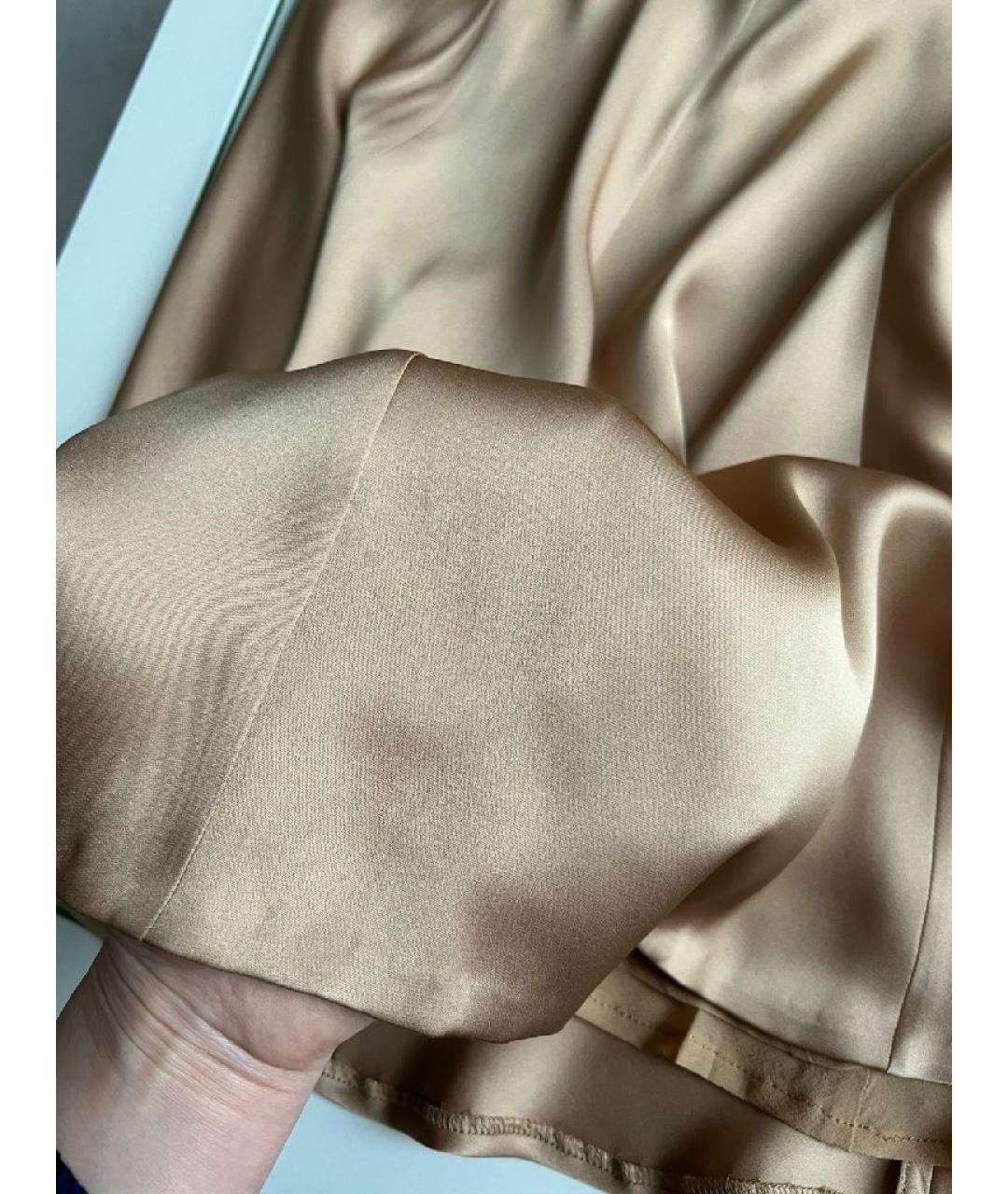 LORO PIANA Коричневая юбка макси, фото 7