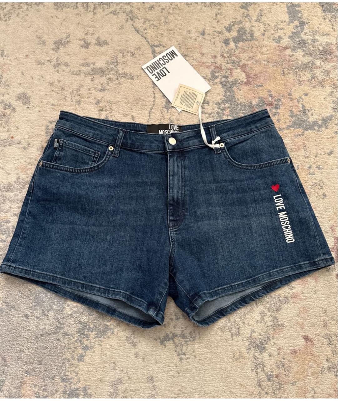 LOVE MOSCHINO Деним шорты, фото 5