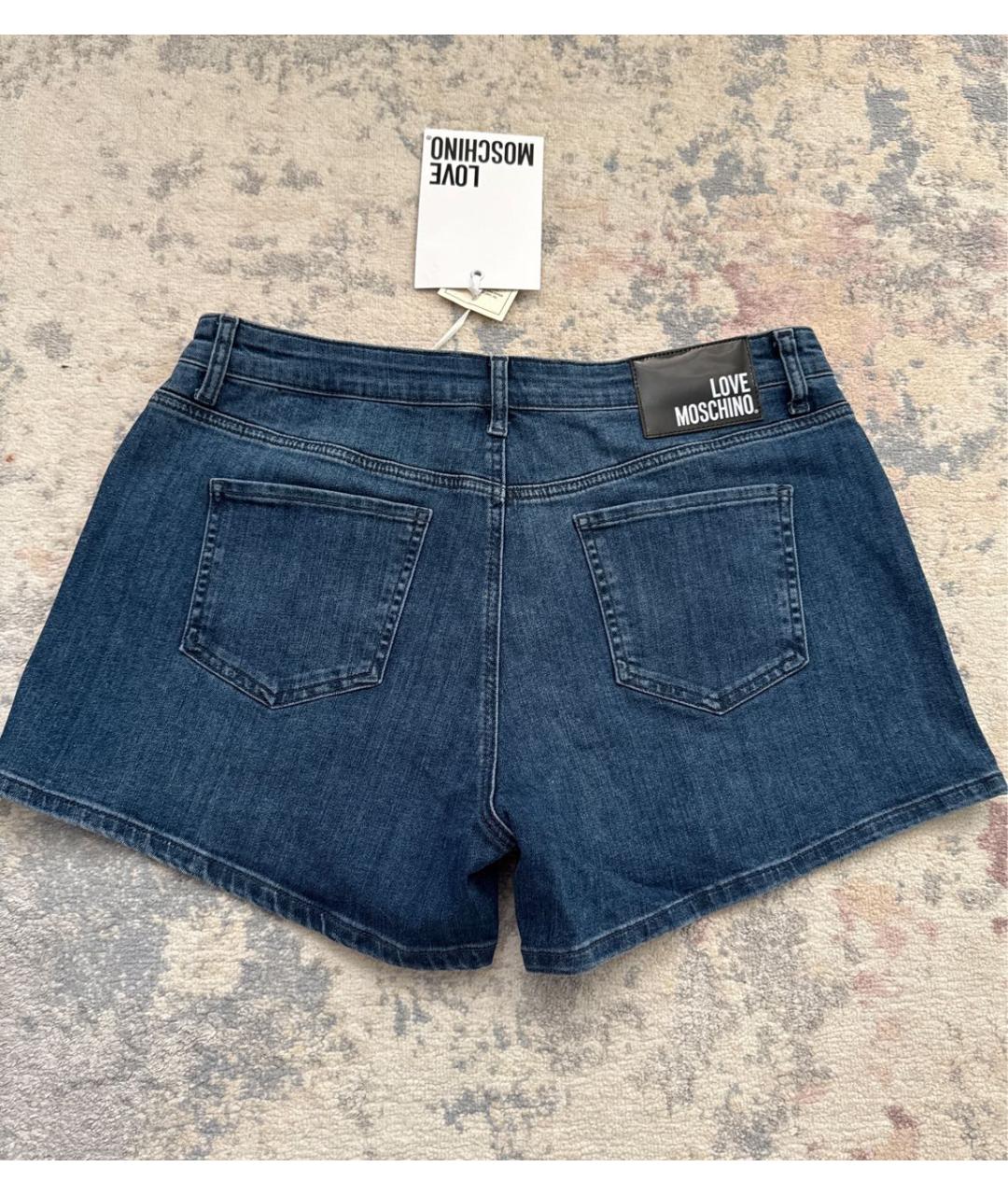 LOVE MOSCHINO Деним шорты, фото 4