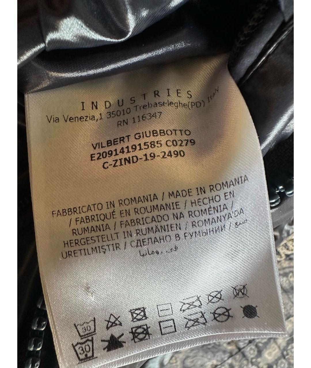 MONCLER Темно-синий полиамидовый пуховик, фото 8